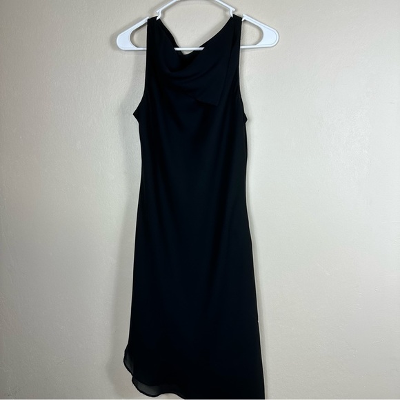 Virgo black sleeves dress.slip on. Size 10 - Picture 2 of 11